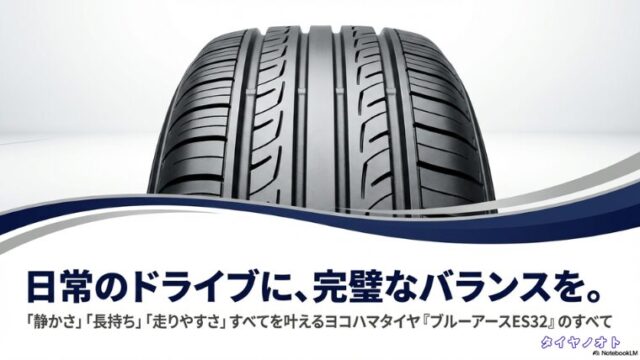 日常のドライブに、完璧なバランスを。「静かさ」「長持ち」「走りやすさ」すべてを叶えるヨコハマタイヤ 『ブルーアースES32』のすべて