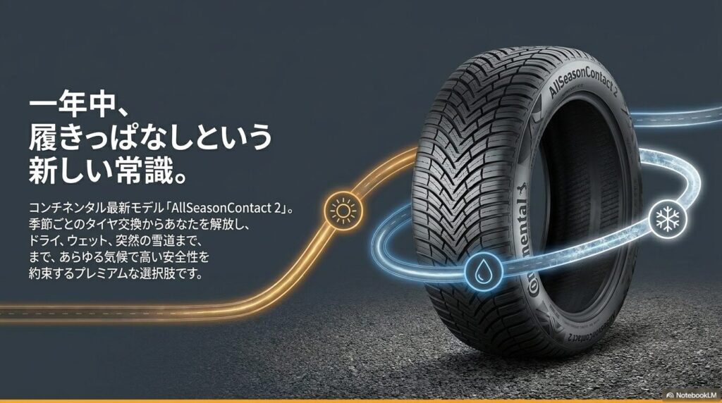 一年中履きっぱなしという新しい常識をもたらすコンチネンタル最新モデル「AllSeason Contact 2」